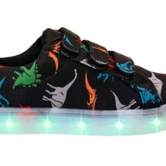 Dino Light Up Multi-Strap Sneaker - Picture 4 of 6